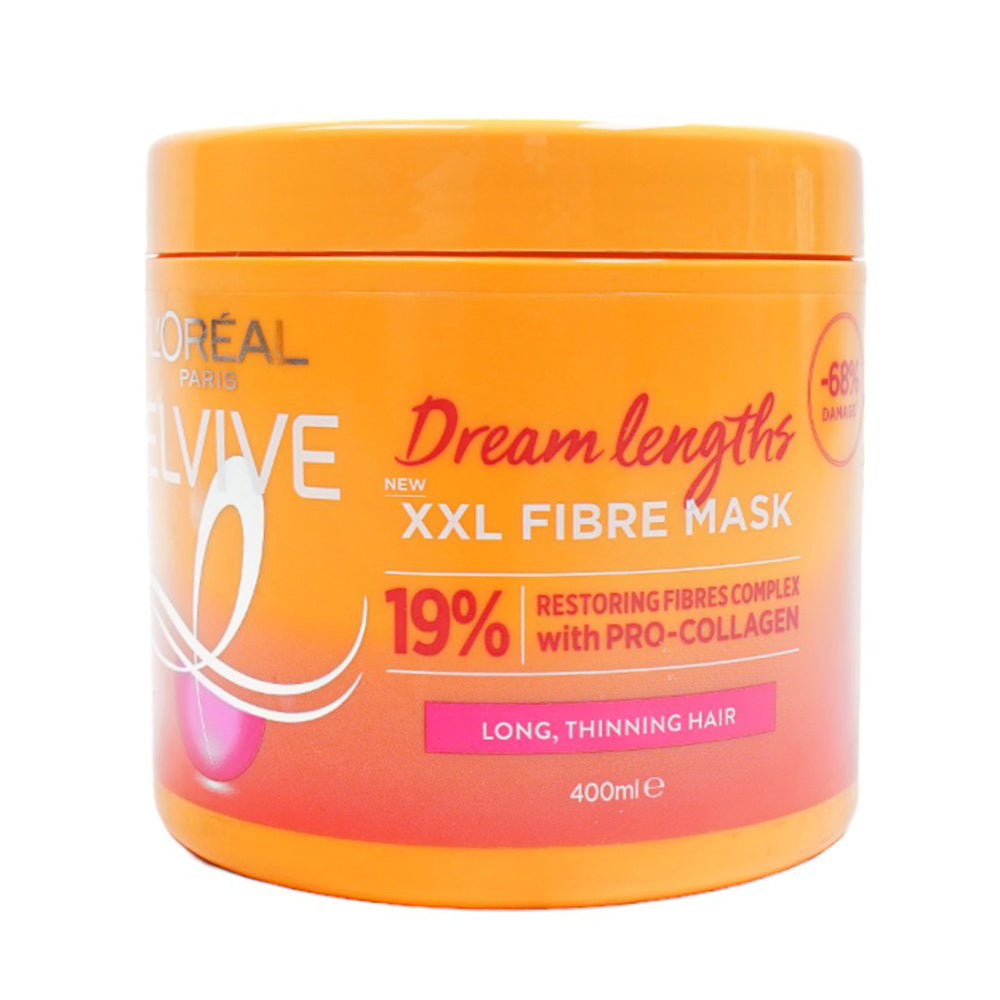 LOREAL ELVIVE DREAM LENGTH HAIR XXL FIBRE MASK 400ML