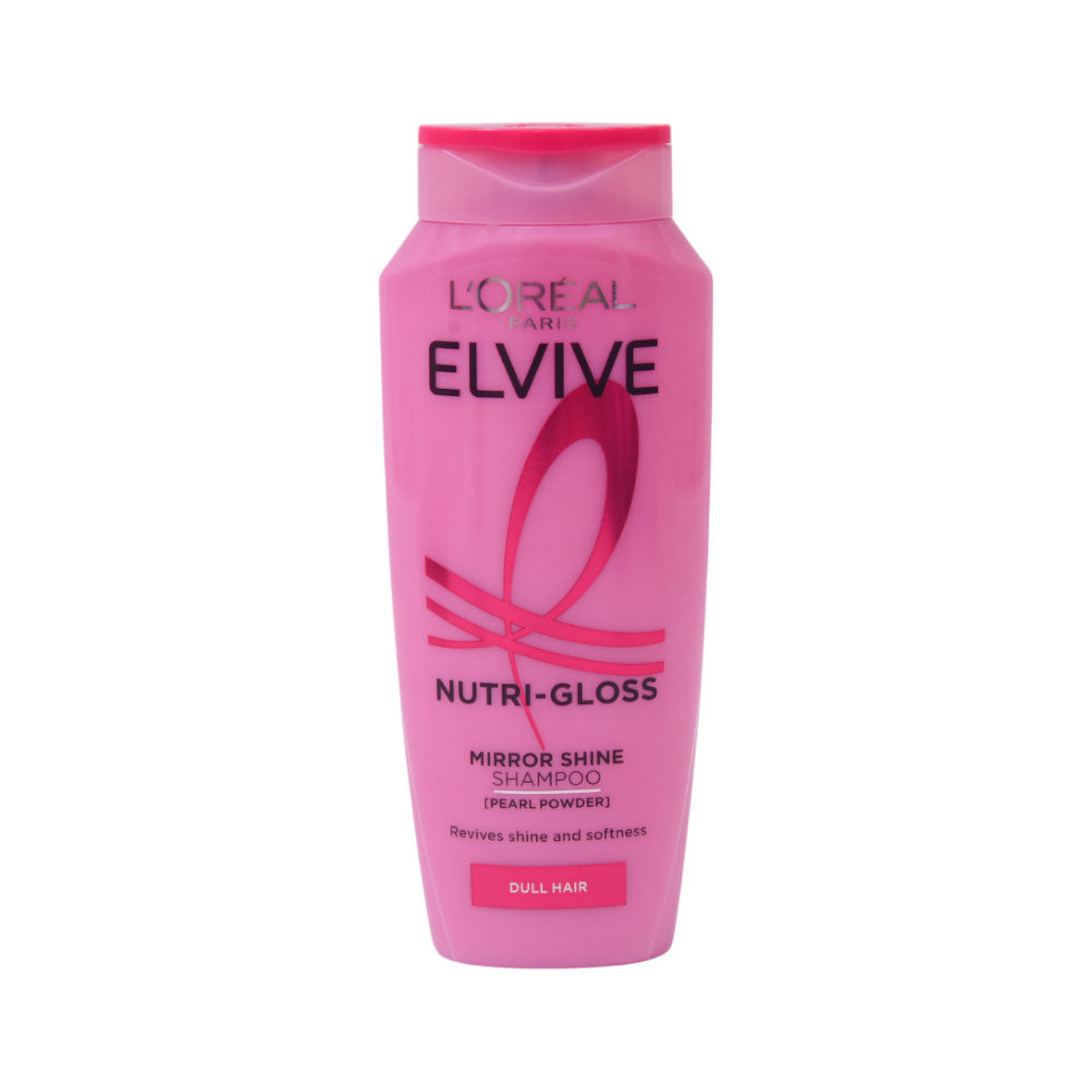 LOREAL ELVIVE SHAMPOO NUTRI GLOSS MIRROR SHINE 250 ML