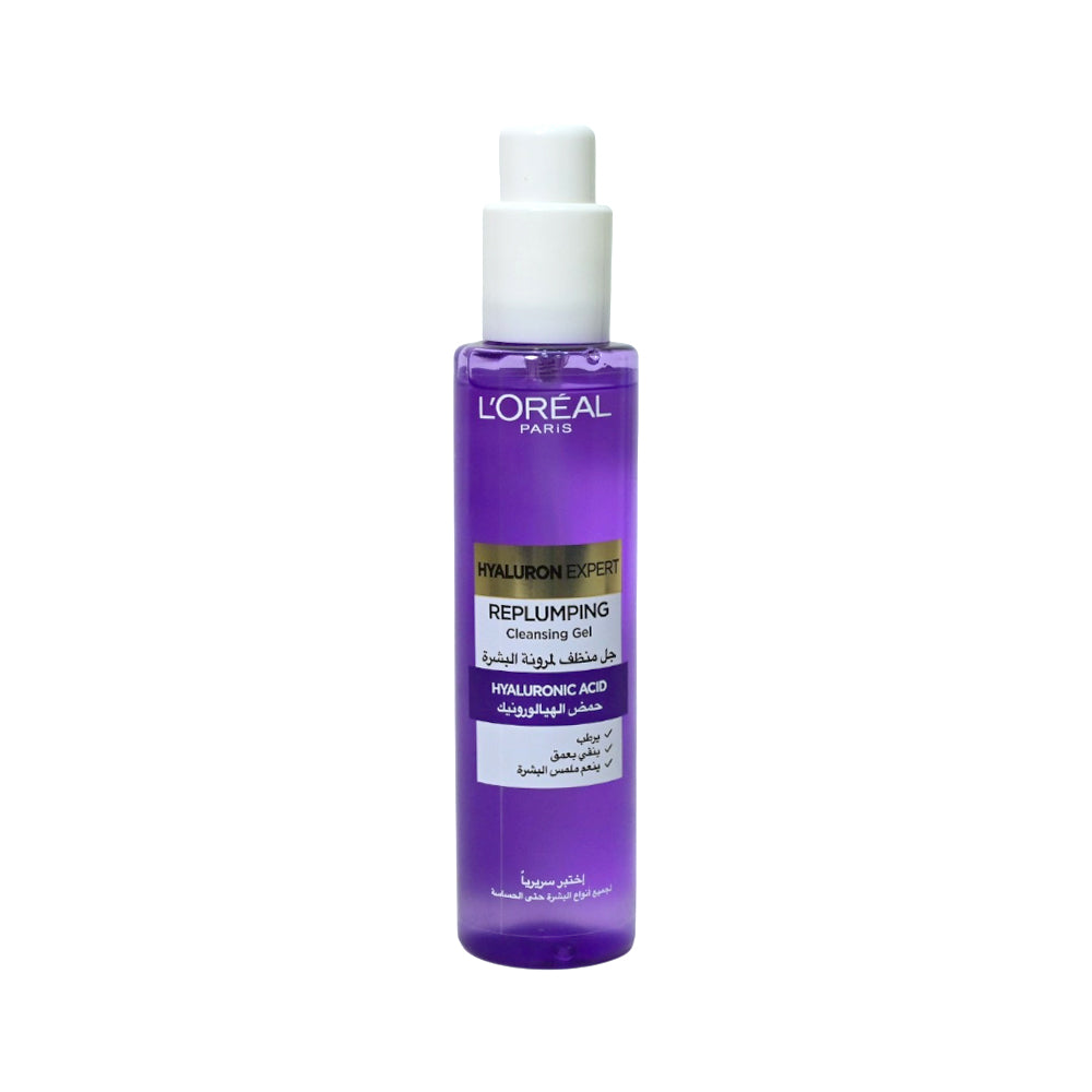 LOREAL HYALURON REPLUMPING CLEANSING GEL 150ML