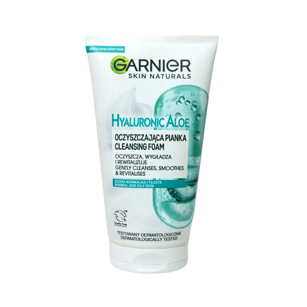 GARNIER HYALURONIC ALOE CLEANSER FOAM 150ML
