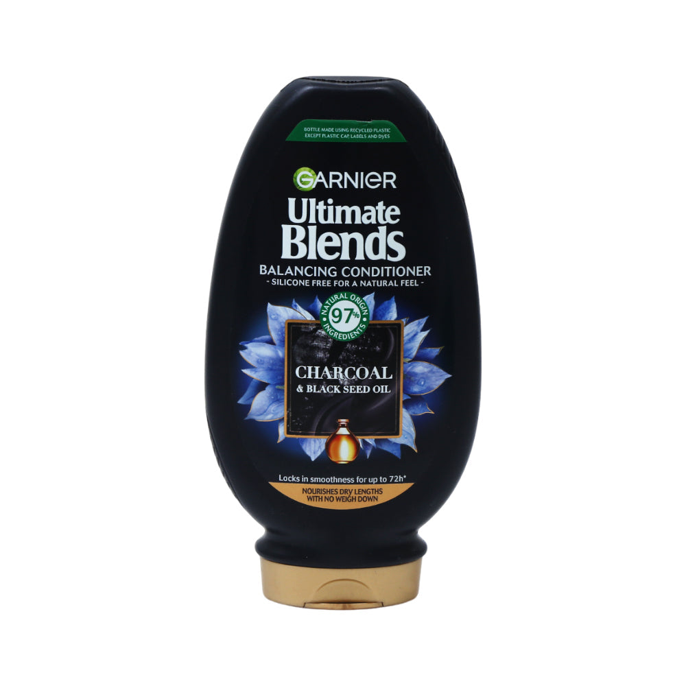 GARNIER ULTIMATE BLENDS BALANCING CONDITIONER CHARCOAL & BLA