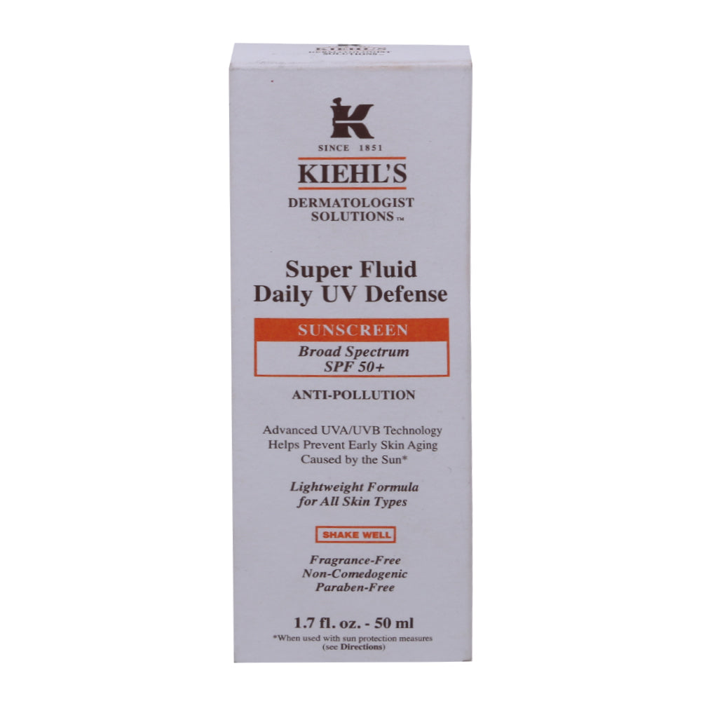 KIEHLS SUPER FLUID DAILY UV DEFENSE SUNSCREEN SPF 50+ ANTI-P