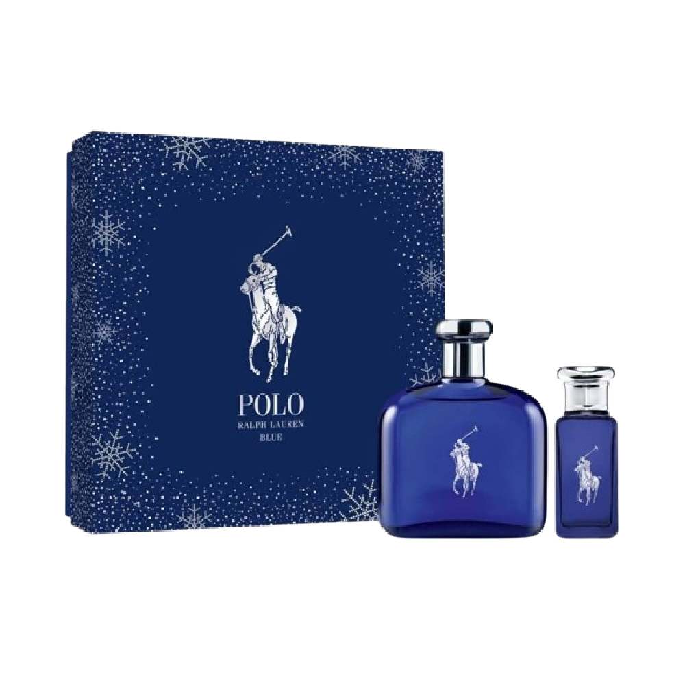 RALPH LAUREN POLO BLUE FOR MEN PERFUME 2PC GIFT SET