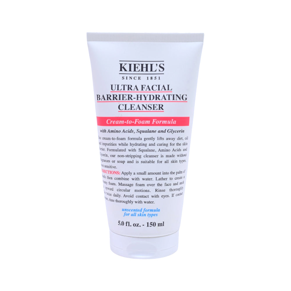 KIEHLS ULTRA FACIAL BARRIER CLEANSER CREAM TO FOAM 150ML