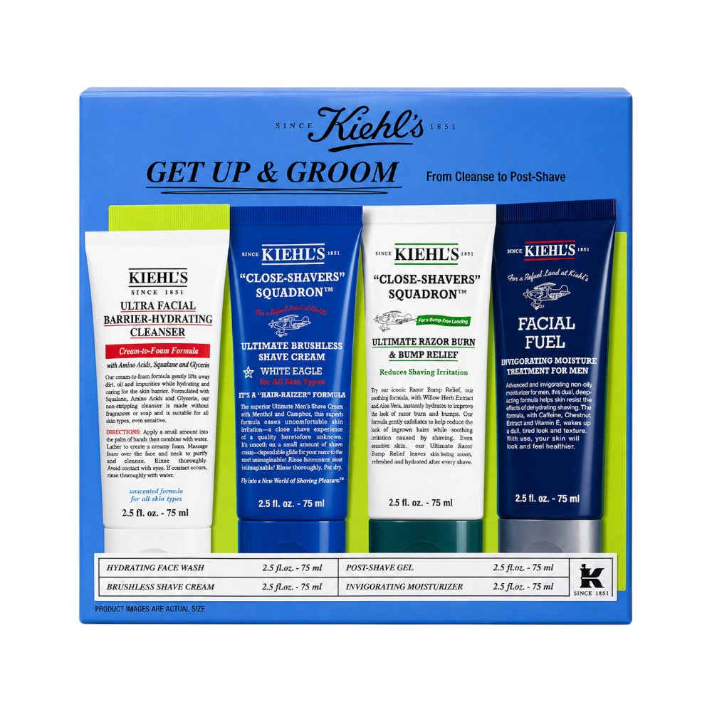 KIEHLS MEN GET UP & GROOM SET 75ML NEW