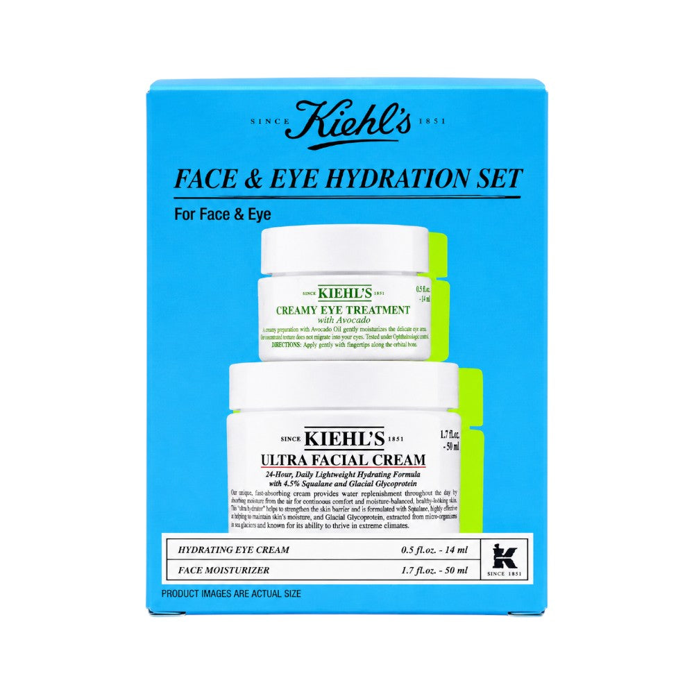 KIEHLS FACE AND EYES HYDRATION SET 14/50ML