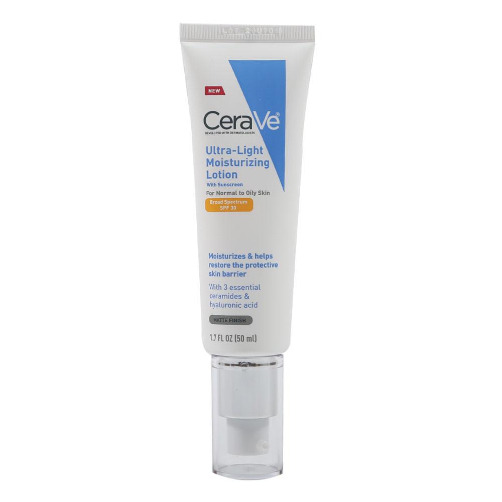 CERAVE ULTRA LIGHT MOISTURIZING LOTION WITH SUNSCREEN 30 FOR
