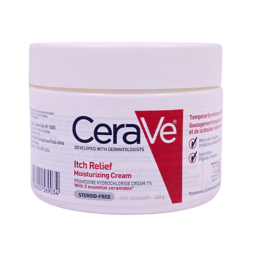 CERAVE ITCH RELIEF MOISTURIZUNG CREAM 340 GM