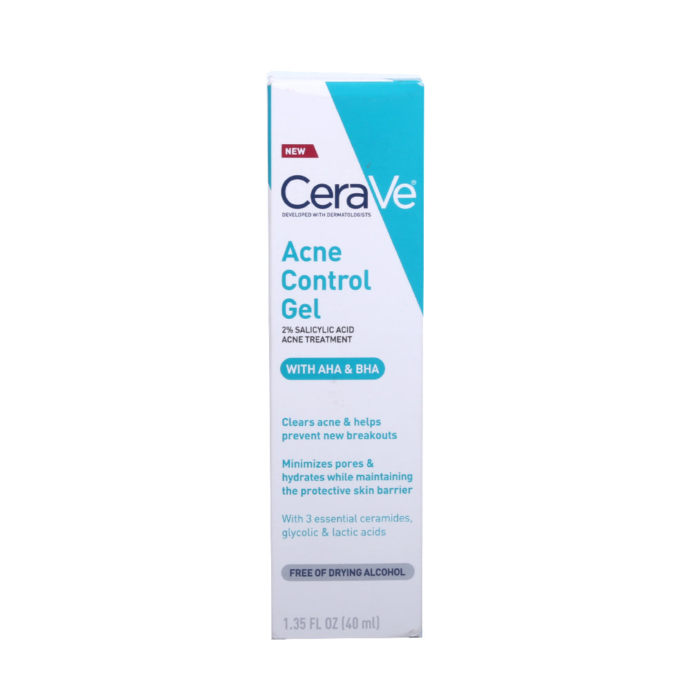 CERAVE GEL ACNE CONTROL GEL WITH AHA & BHA 40ML