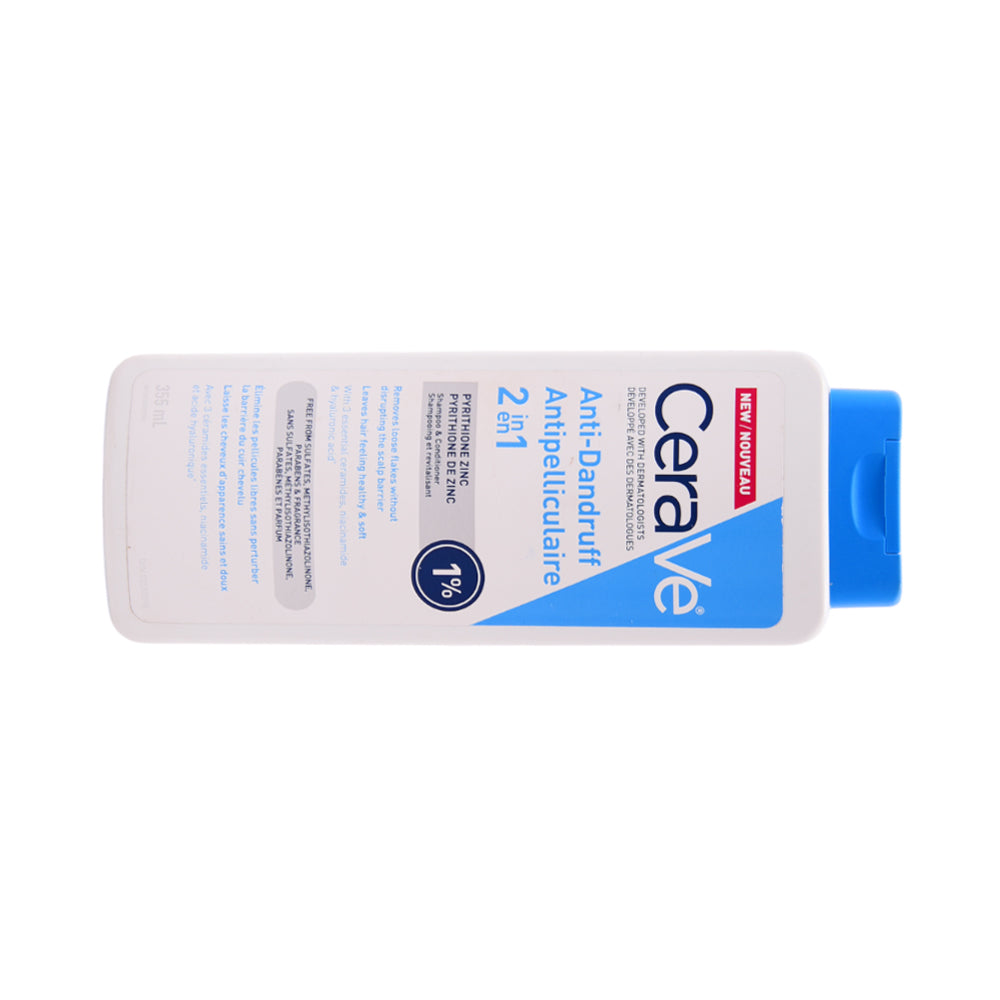 CERAVE ANTI DENDRUFF 2 IN 1 SHAMPOO + CONDITIONER 355ML