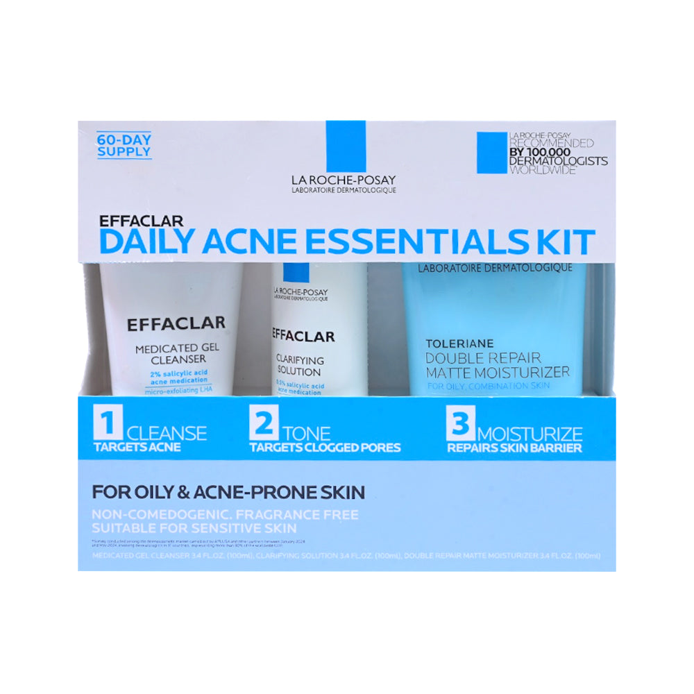 LA ROCHE POSAY EFFACLAR DAILY ACNE ESSENTIALS KIT