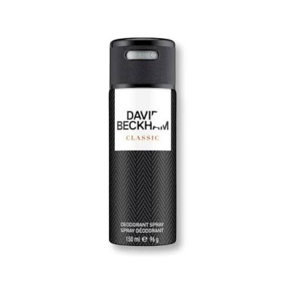 DAVID BECKHAM CLASSIC BLACK FOR MEN DEO SPRAY 150ML