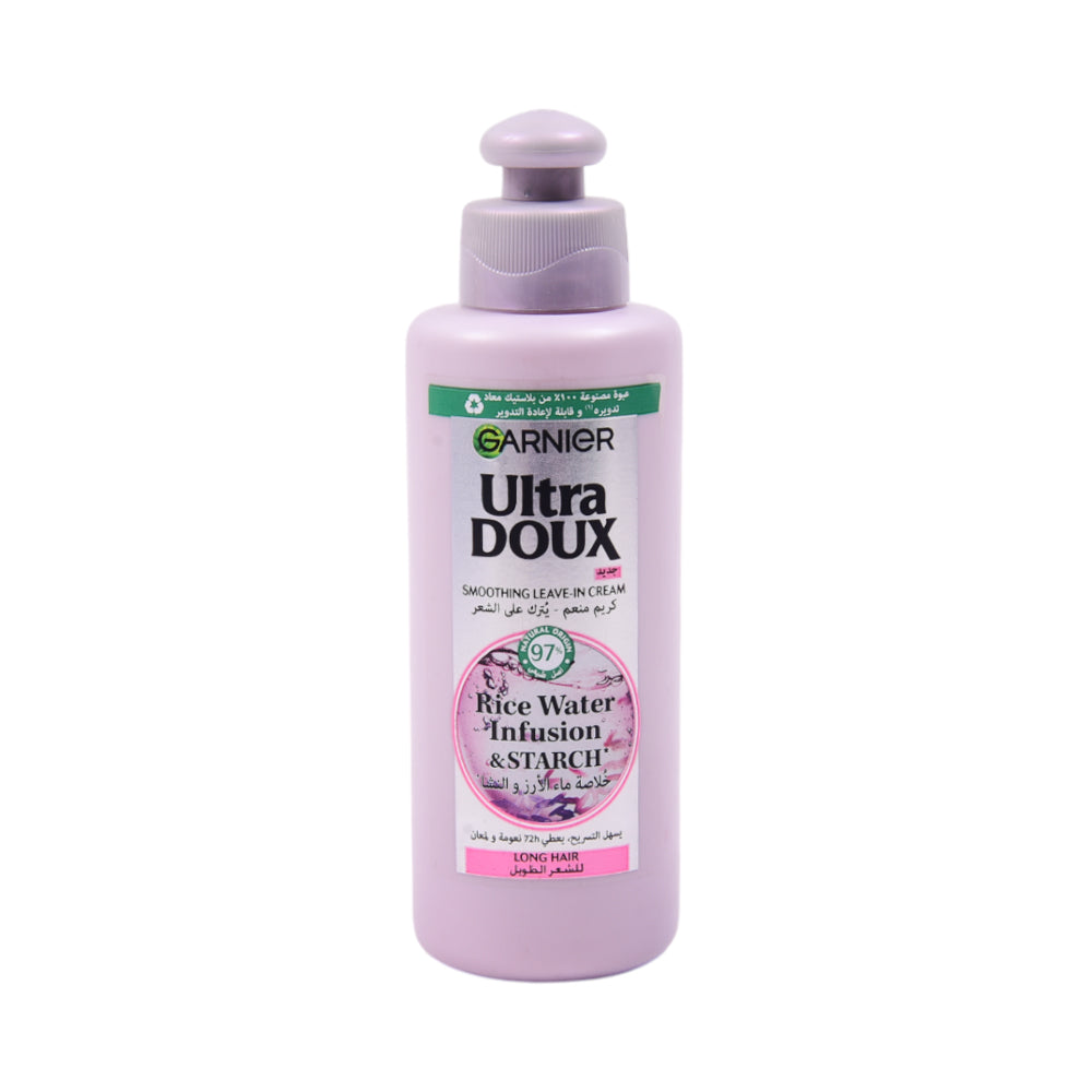 GARNIER SMOOTHING LEAVE-IN CREAM RICE WATER  200ML