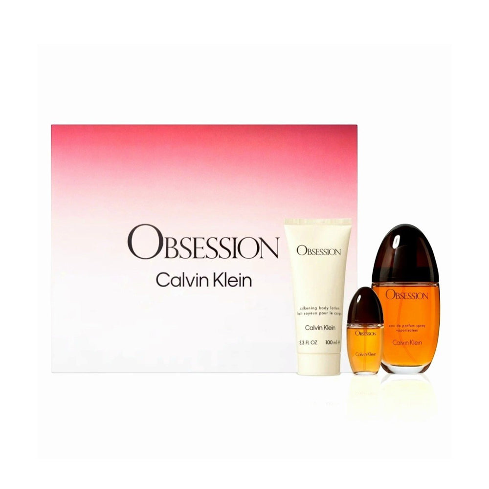 CALVIN KLEIN OBSESSED FOR WOMEN 3PC GIFT SET
