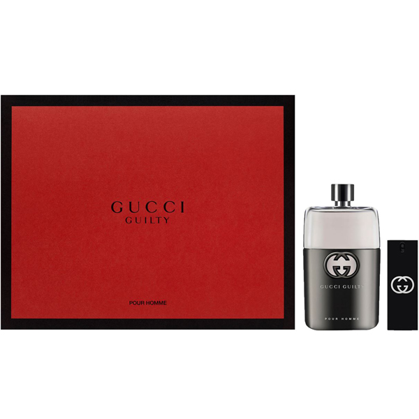 GUCCI GUILTY POUR HOMME 3PC GIFT SET