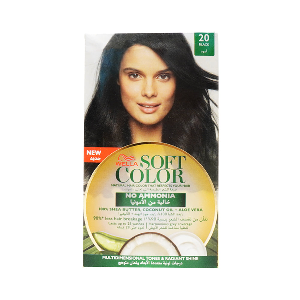 WELLA SOFT KIT 20 BLACK 125 ML