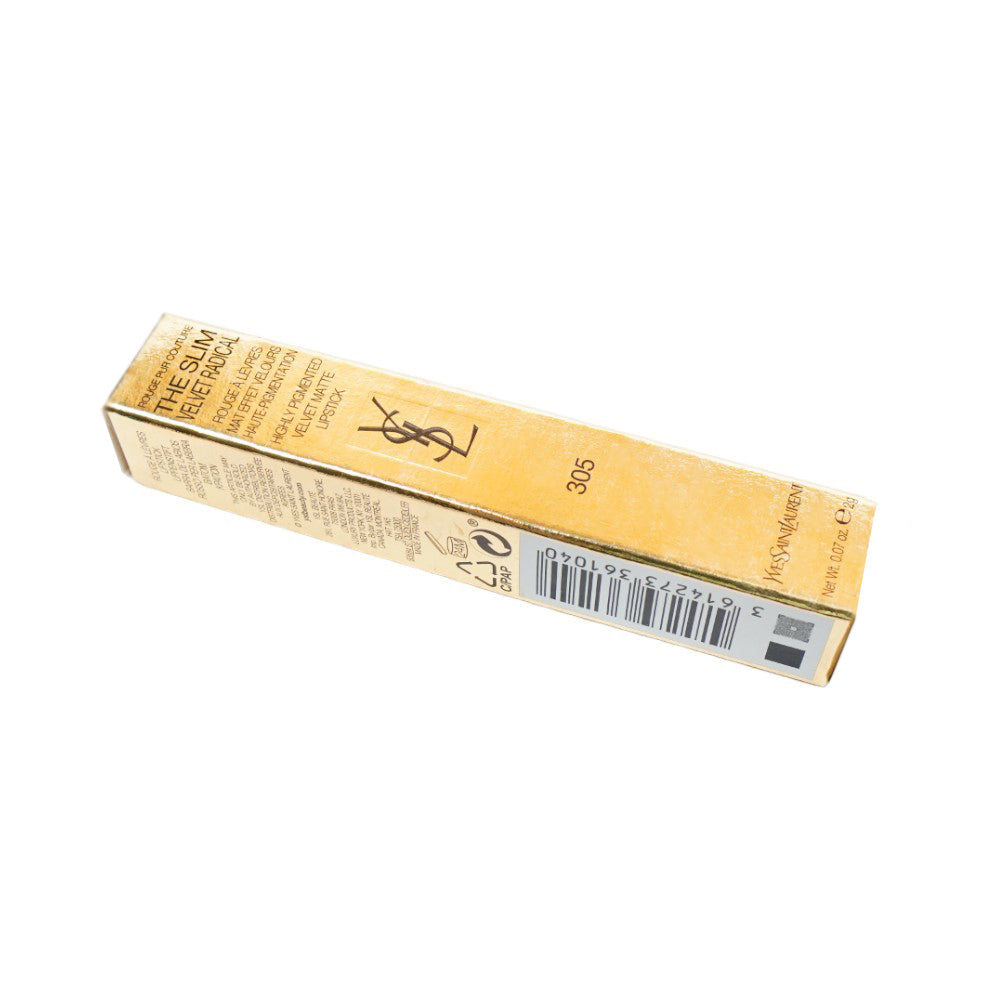 YSL - ROUGE PUR COUTURE SLIM VELVET RADICAL 305 ORANGE SURGE