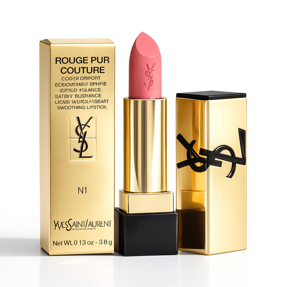 YSL LOVESHINE CANDY GLAZE GLOSSY SHINE N1 BEIGE TRENCH LIP S