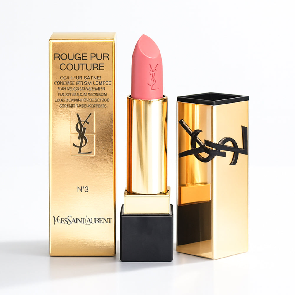YSL LIPSTICK ROUGE PUR COUTURE N3 NUDE DECOLLETE 3.8GR
