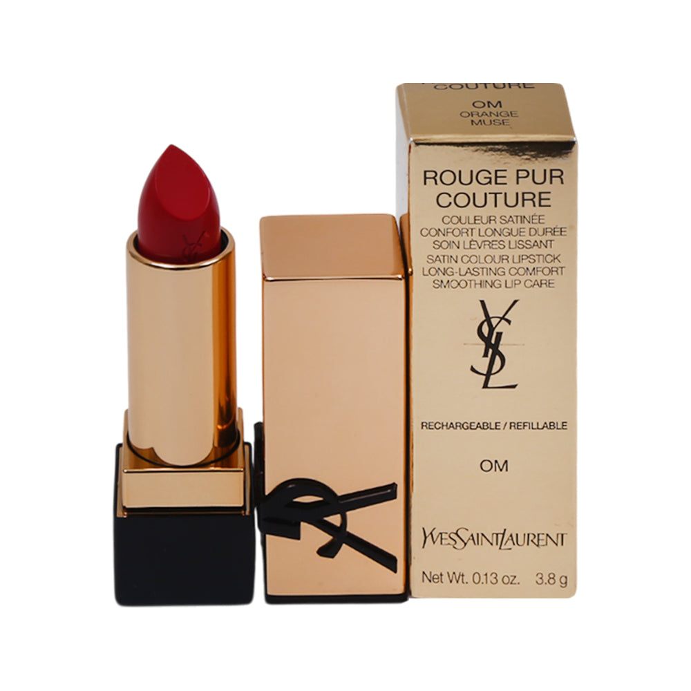 YSL LOVESHINE CANDY GLAZE GLOSSY SHINE OM ORANGE MUSE LIPSTI