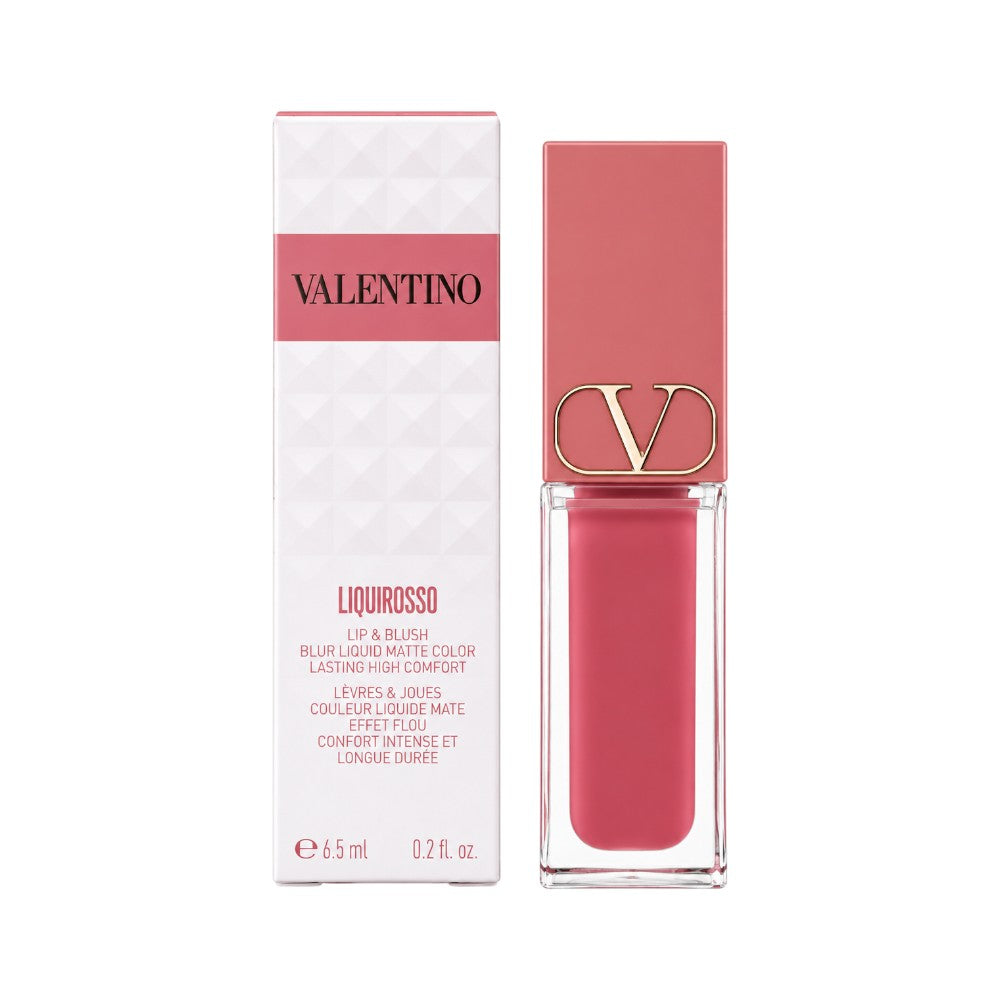 VALENTINO LIP & BLUSH 128R NUDE AT LAST 6.5 ML