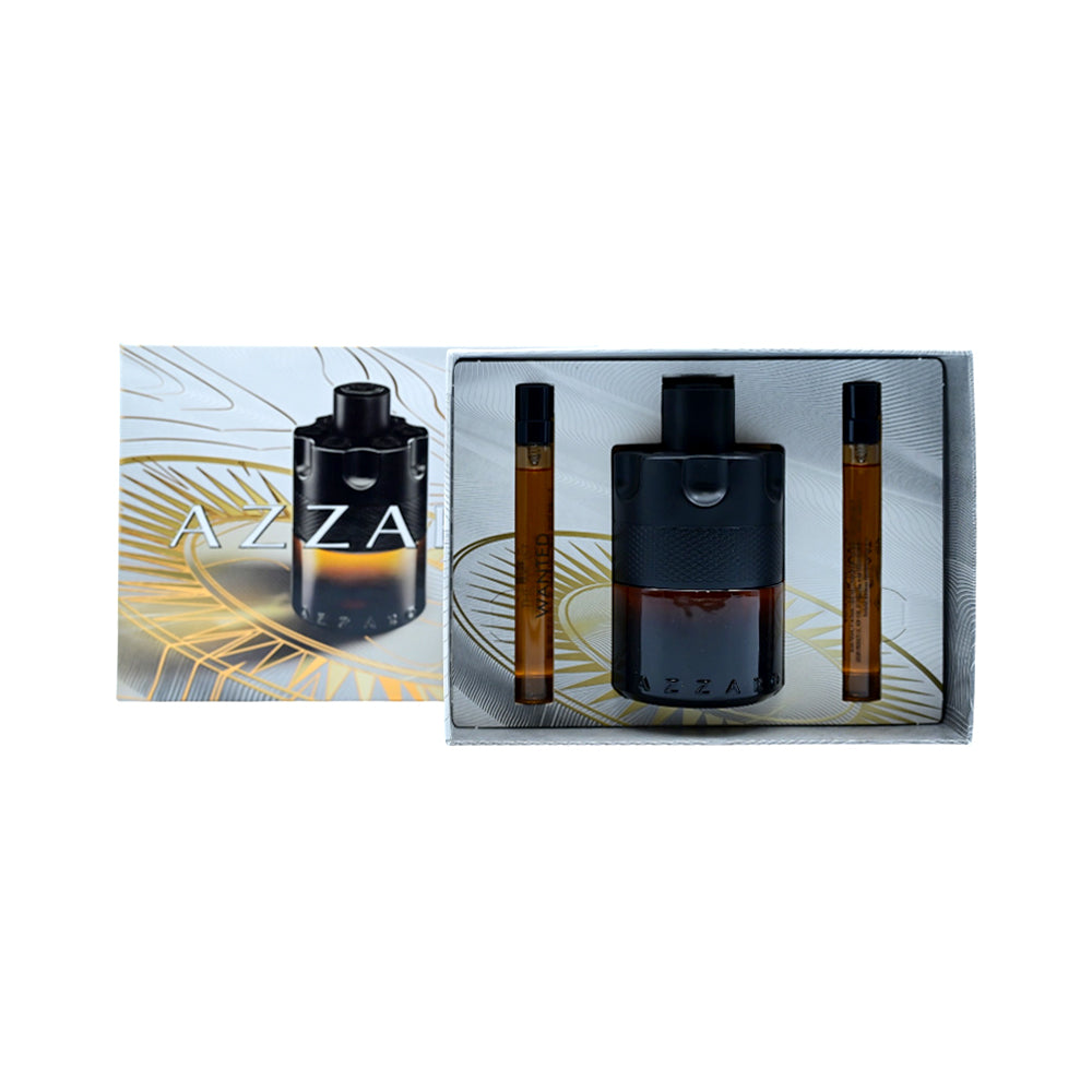 AZZARO THE MOST WANTED PARFUM FOR MEN 3PC GIFT SET