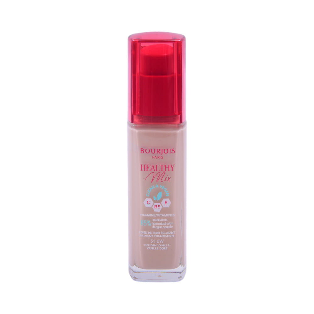 BOURJOIS HEALTHY MIX CLEAN VEGAN FOUNDATION 51.2 GOLDEN VANI