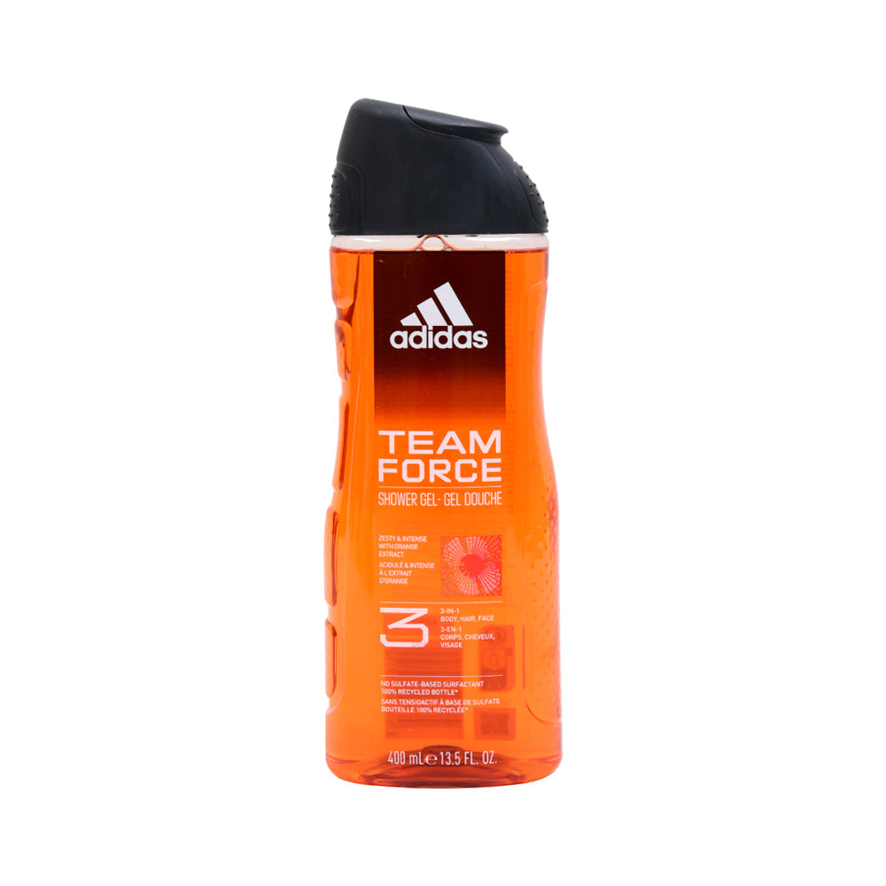 ADIDAS SHOWER GEL TEAM FORCE STIMULATING 3IN1 400 ML