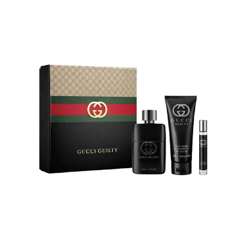 GUCCI GUILTY POUR HOMME EAU DE PERFUME 3PC GIFT SET