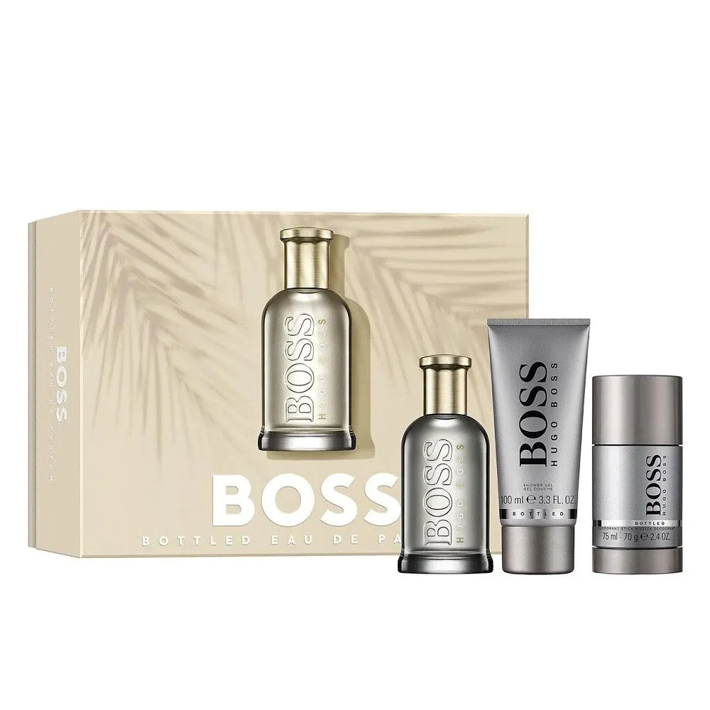 HUGO BOSS BOTTLED EDP FOR MEN 2PC GIFT SET WITH DEO STICK