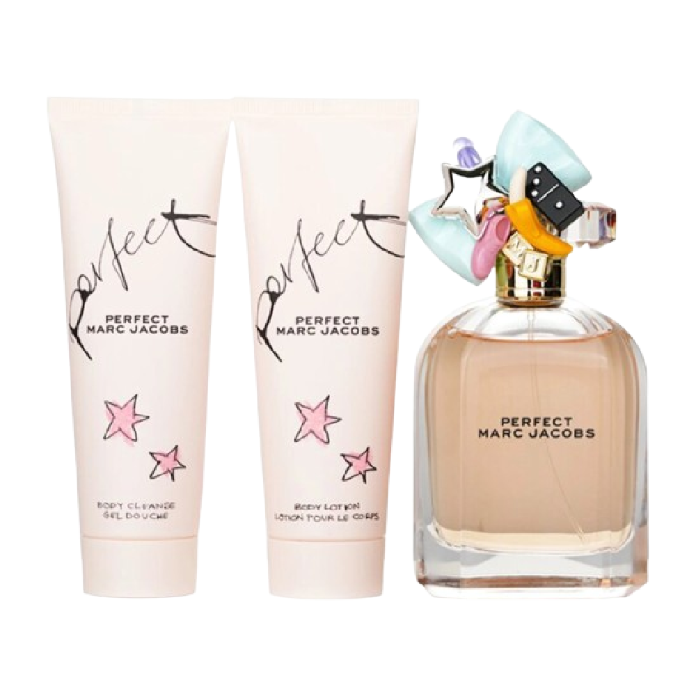 MARC JACOBBS PERFECT FOR WOMEN EDP 3PC GIFT SET