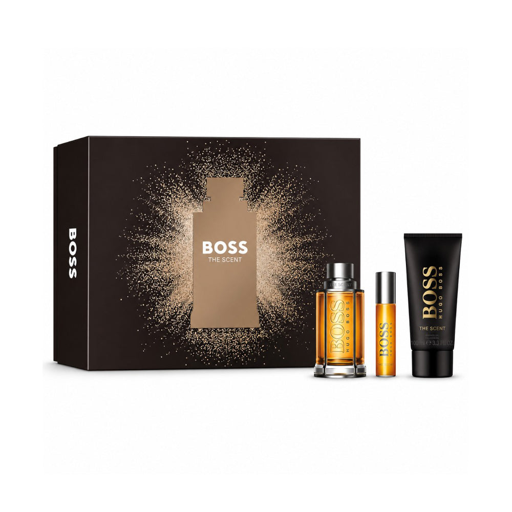 HUGO BOSS THE SCENT POUR HOMME EDT 3PC GIFT SET