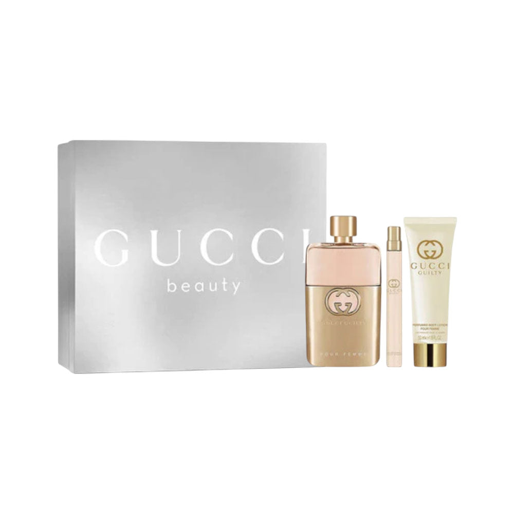 GUCCI GUILTY POUR FEMME EDP 3PC GIFT SET
