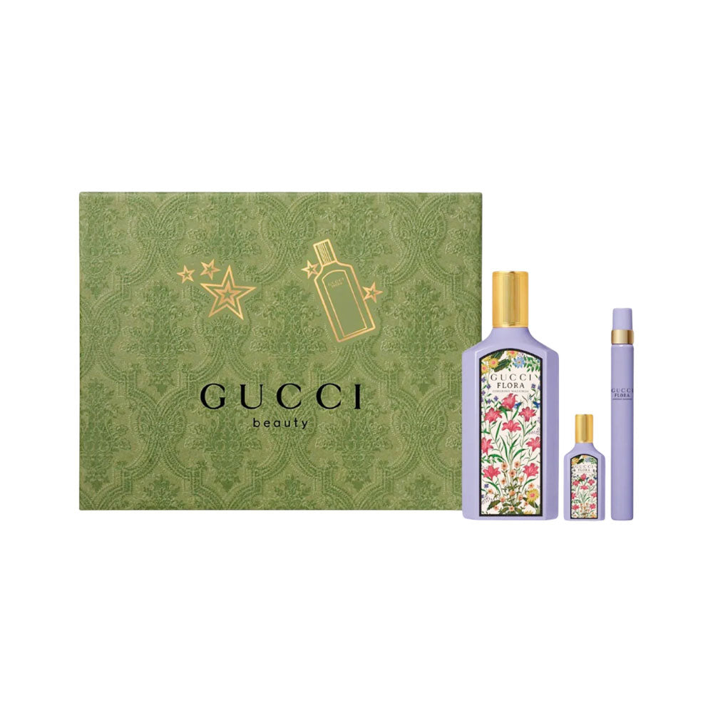 GUCCI FLORA GORGEOUS MANGOLIA FOR WOMEN 3PC GIFT SET
