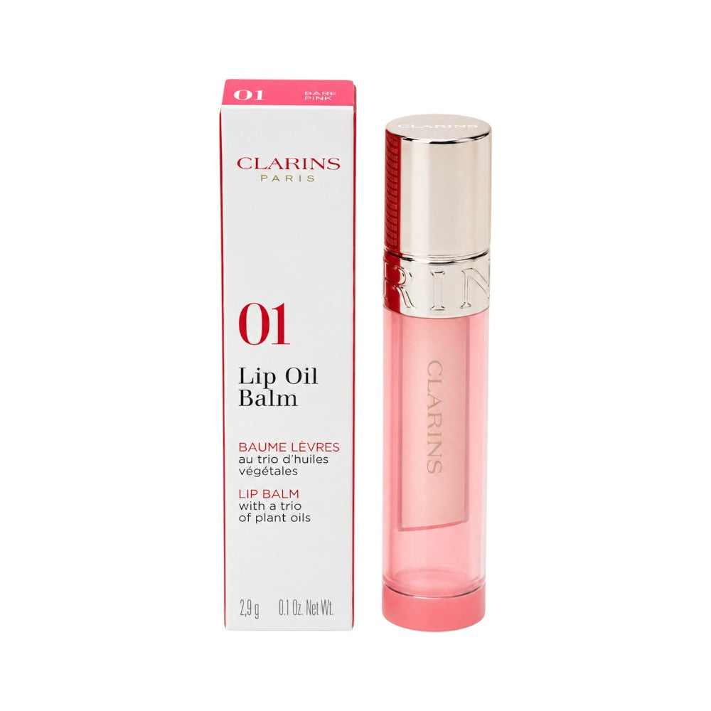 CLARINS LIP OIL BALM 01 PALE PINK 2.9 GM