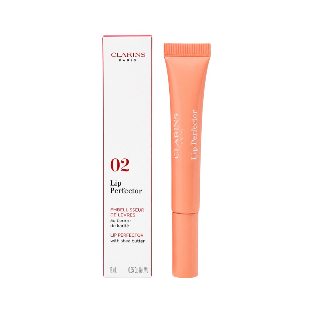 CLARINS LIP PERFECTOR 02 APRICOT SHIMMER 12 ML