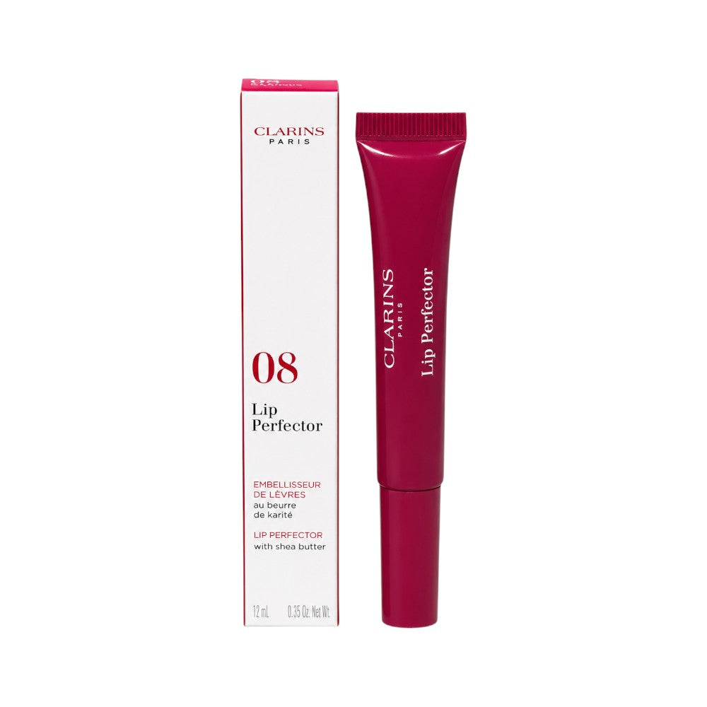 CLARINS LIP PERFECTOR 08 PLUM SHIMMER 12 ML