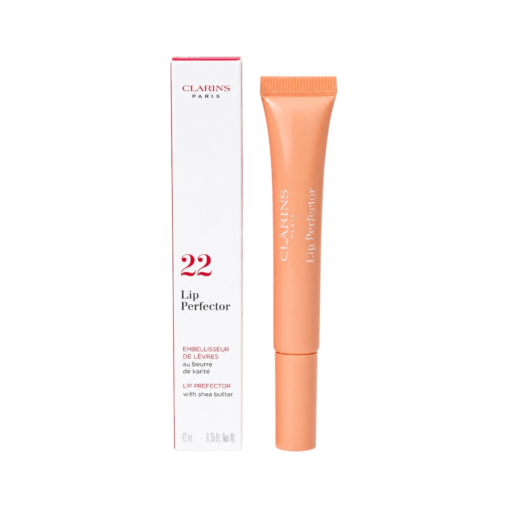 CLARINS LIP PERFECTOR 22 PEACH GLOW 12 ML