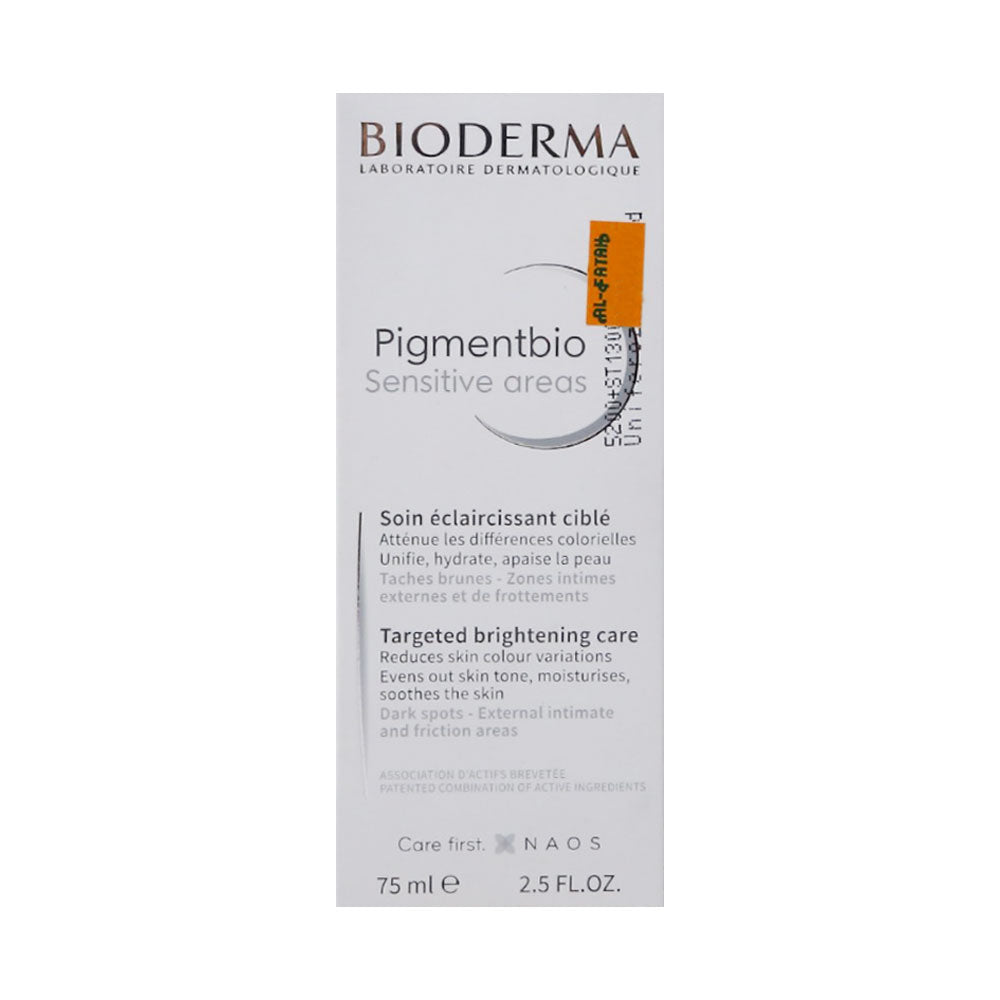 BIODERMA PIGMENTBIO SENSITIVE AREAS GEL CREAM 75ML
