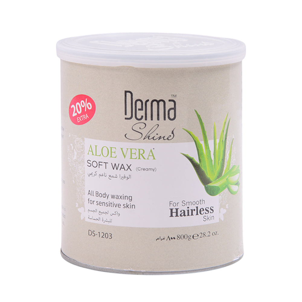 DERMA SHINE ALOE VERA SOFT WAX 800GM