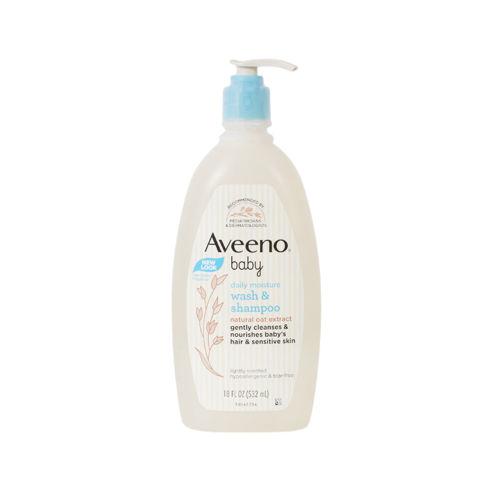 AVEENO BABY WASH AND SHAMPOO NATURAL OAT 532 ML