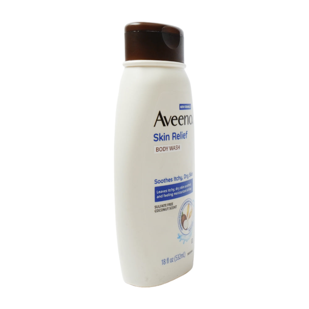 AVEENO BODY WASH COCONUT SCENTED SOOTHES ITCHY 532 ML