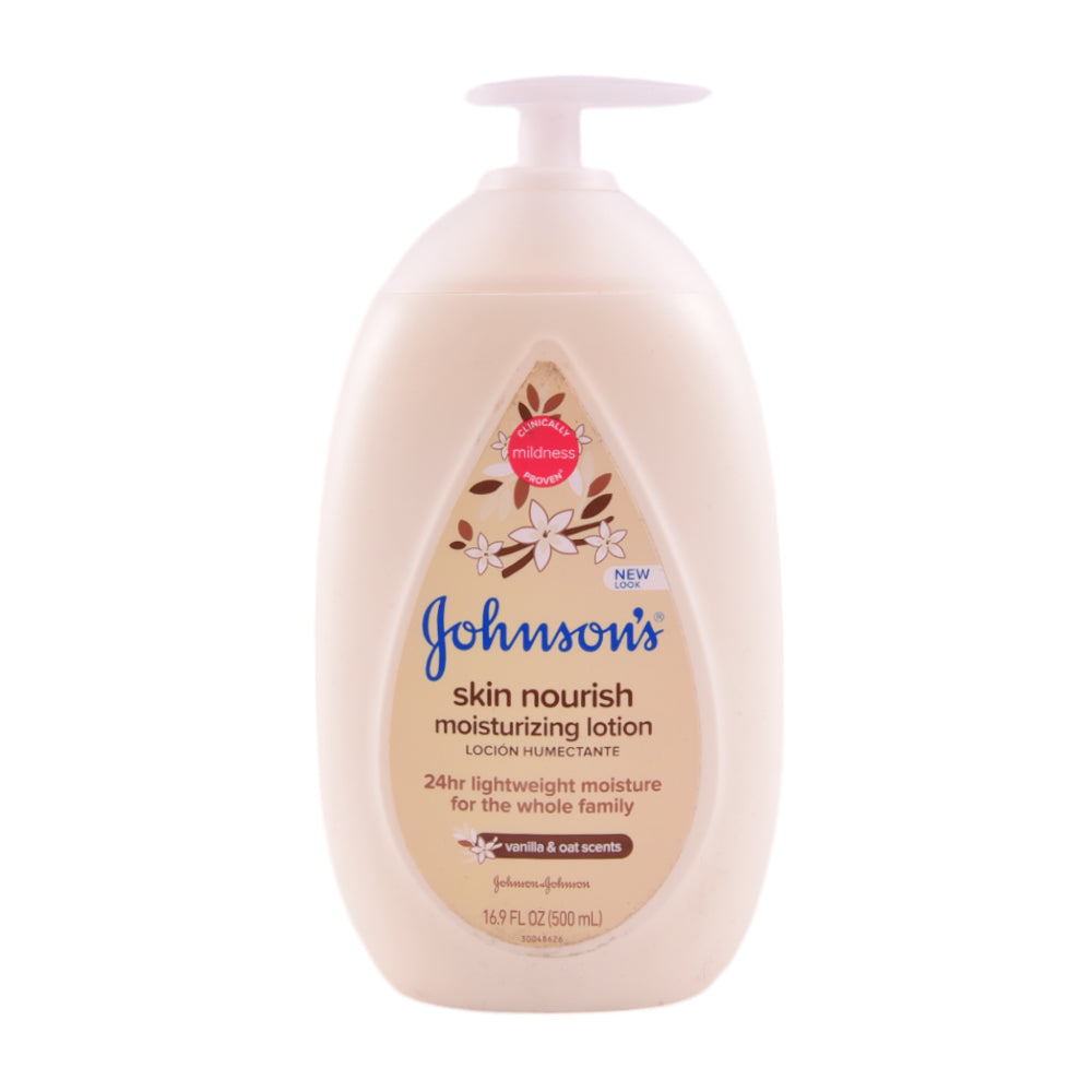 JOHNSONS LOTION SKIN NOURISH VANILLA & OAT SCENTS 500 ML