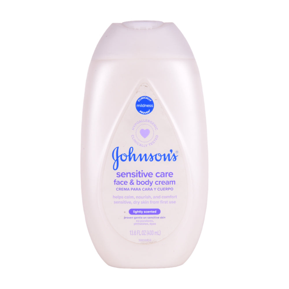 JOHNSON CREAM SENSITIVE CARE FACE & BODY 400 ML