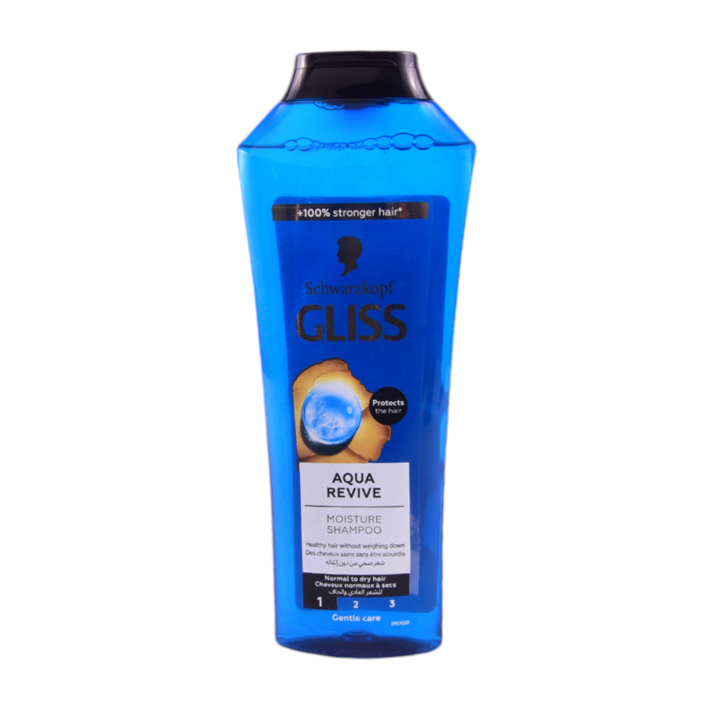 SCHWARZKOPF GLISS SHAMPOO AQUA REVIVE MOISTURE  400 ML