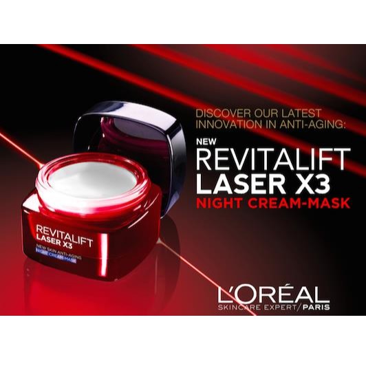 LOreal Paris Revitalift Laser x 3 Night Cream 50 ML - Anti-Aging