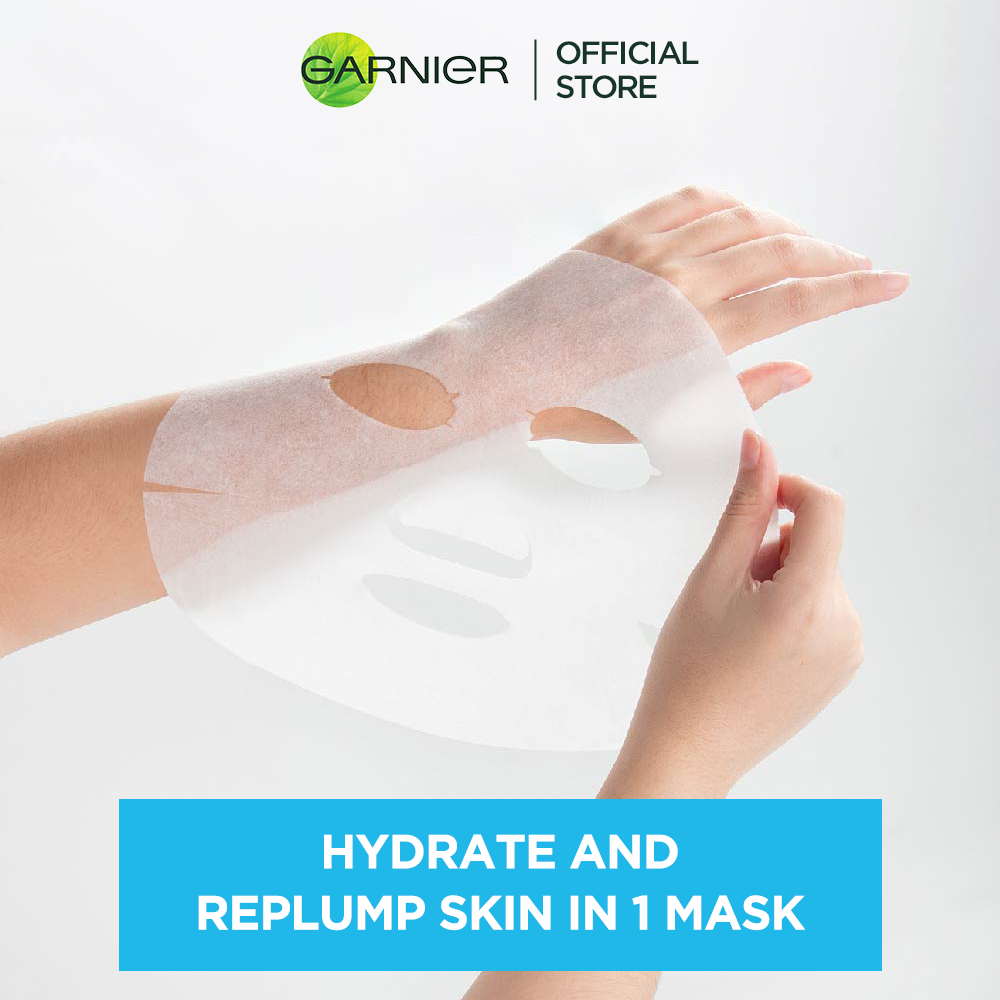 GARNIER TISSUE MASK HYDRA BOMB PLUMPING 28GM