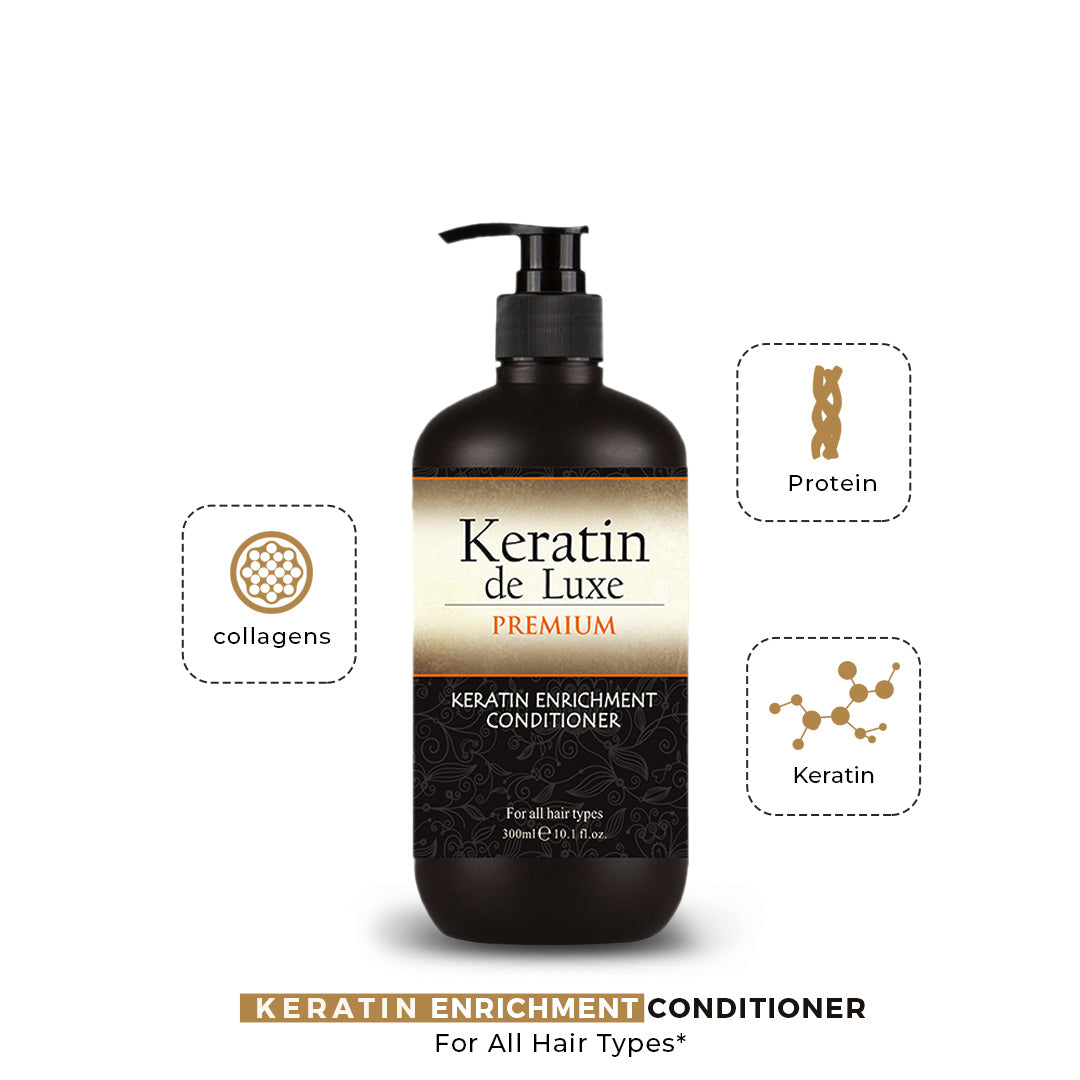 Keratin Deluxe Hair Conditioner 300Ml