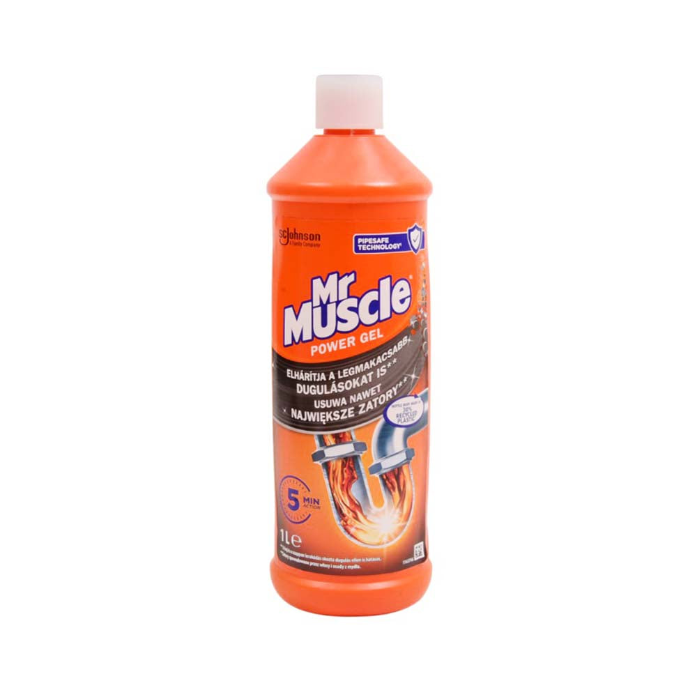 MR MUSCLE DRAIN UNBLOCKER POWER GEL 1 LTR