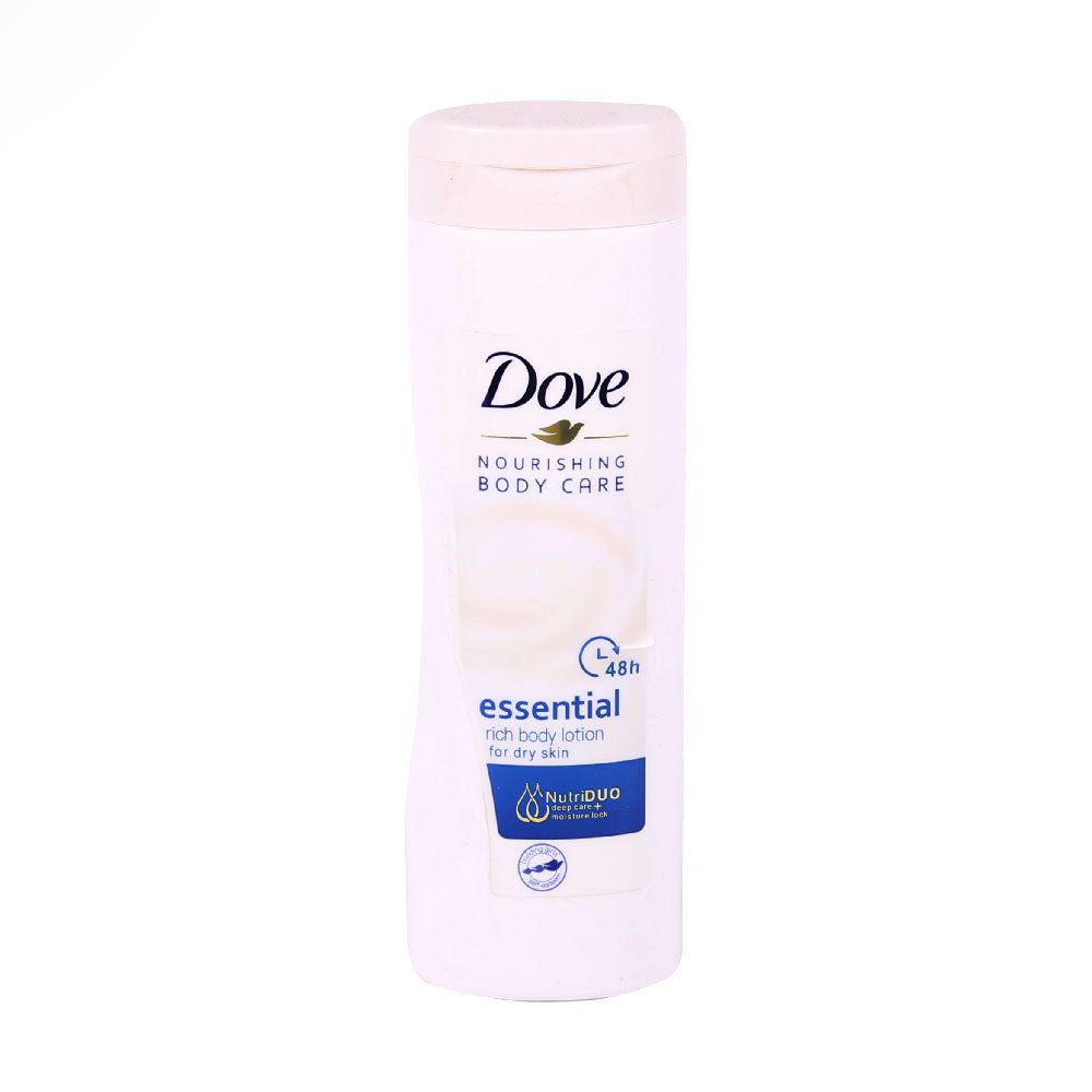 DOVE BODY LOTION ESSENTIAL FOR DRY SKIN 400 ML